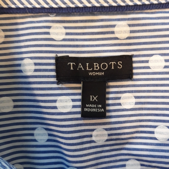 Talbots blouse plus sized - Picture 7 of 8